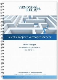 Vergelijk het rendement van alle vermogensbeheerders in Nederland (dit helpt u bij de keuze voor de voor u beste vermogensbeheerder). Vraag kosteloos het SelectieRapport aan.